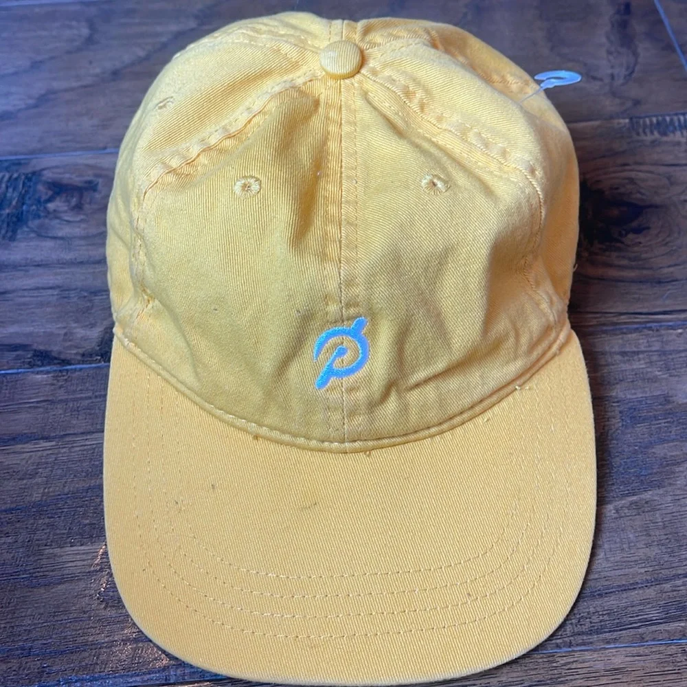 Peloton Yellow adjustable hat